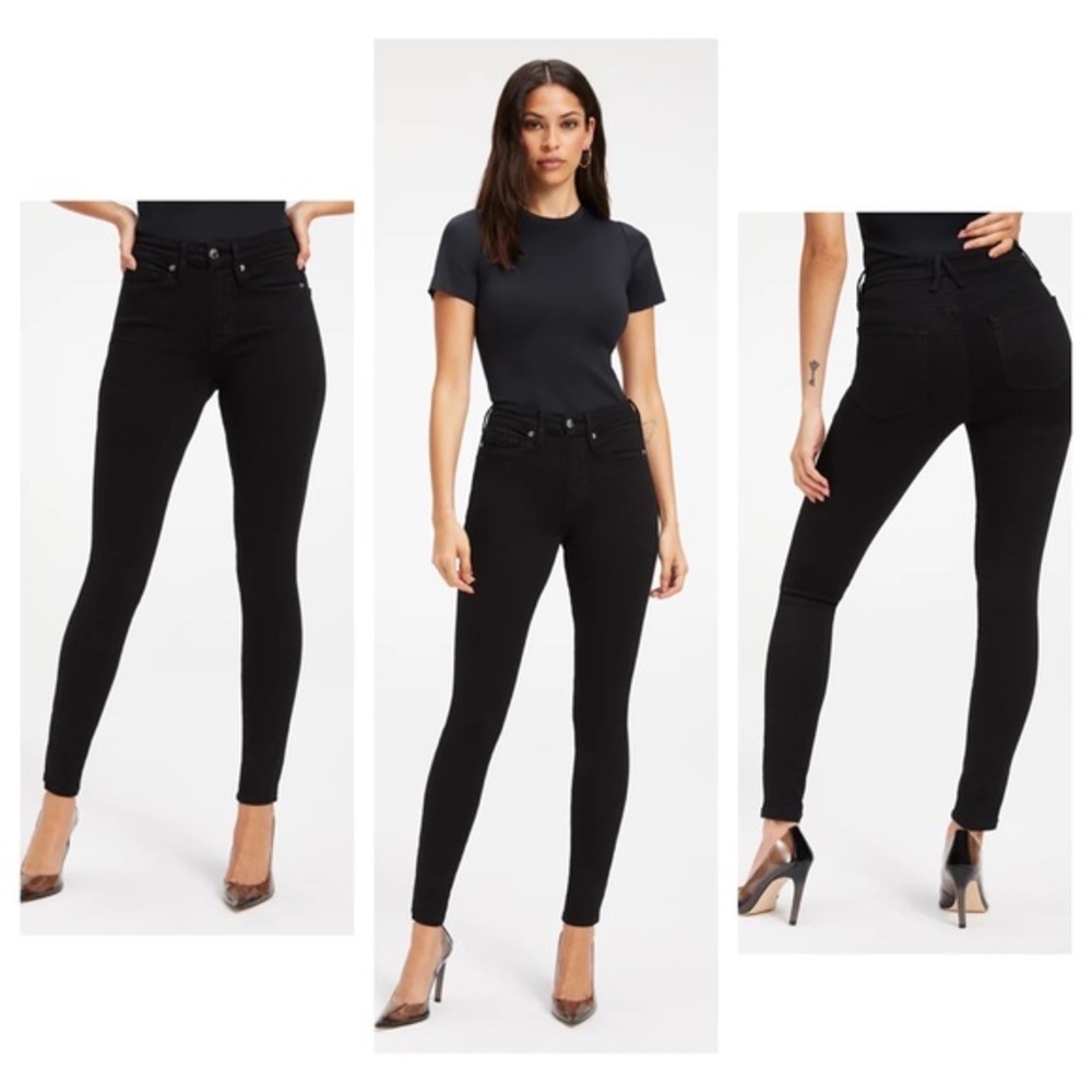Good American Black Skinny Jeans